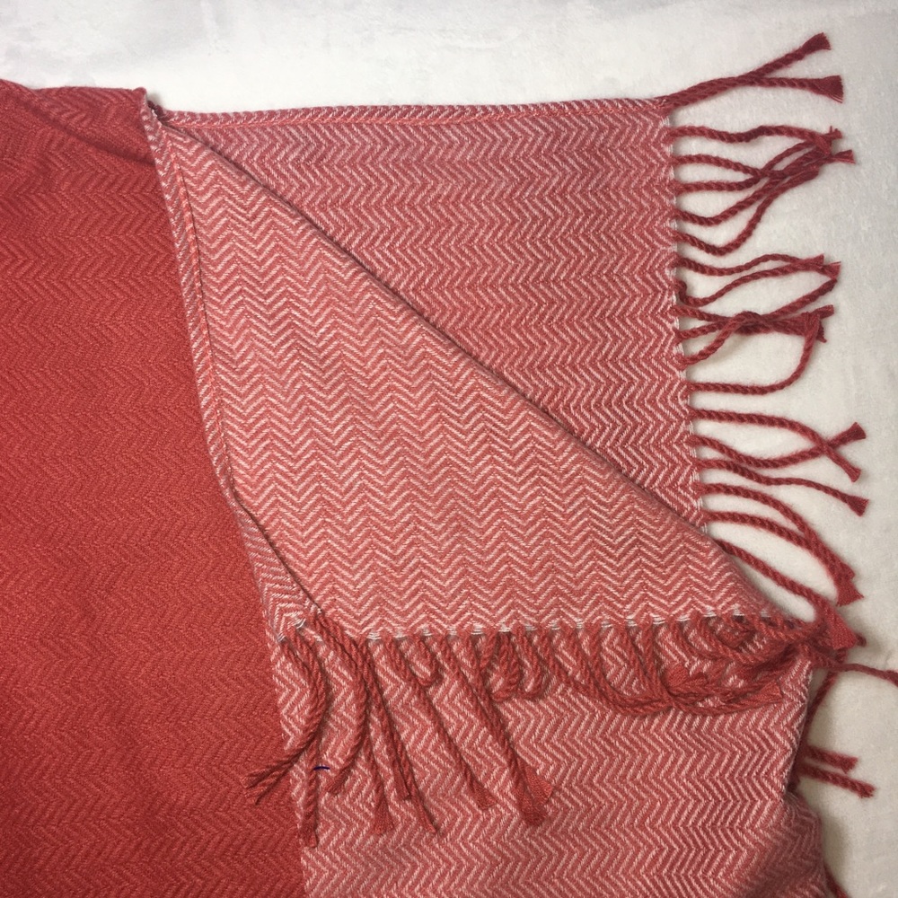 Universal Threads Poncho Orange Rust Color - image 5